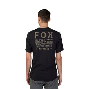 Cyklistický dres Fox Ranger Drirelease SS Jersey Race Black Red