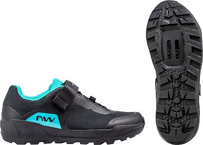 Dámské cyklistické tretry Northwave Escape Evo 2 Wmn Black/Turquoise