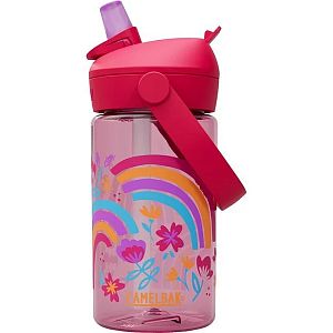 Dětská láhev CamelBak Thrive Flip Straw Kids 0,4l Rainbow Floral