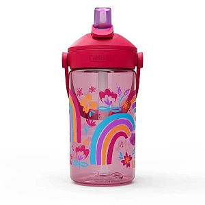 Dětská láhev CamelBak Thrive Flip Straw Kids 0,4l Rainbow Floral