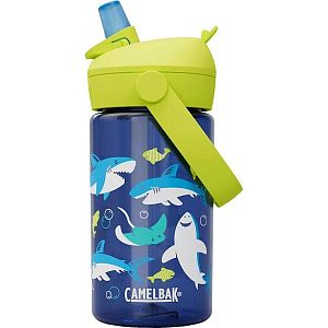 Dětská láhev CamelBak Thrive Flip Straw Kids 0,4l Shark and Rays