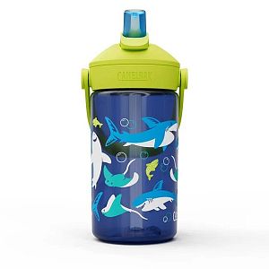 Dětská láhev CamelBak Thrive Flip Straw Kids 0,4l Shark and Rays