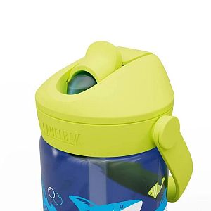 Dětská láhev CamelBak Thrive Flip Straw Kids 0,4l Shark and Rays