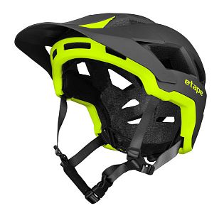 Pánská cyklistická helma Etape X-Ray antracit/limeta mat