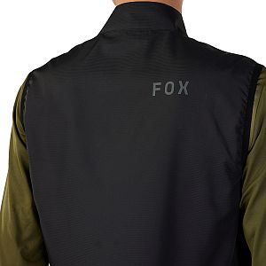 Pánská cyklistická vesta Fox Ranger Wind Vest Black