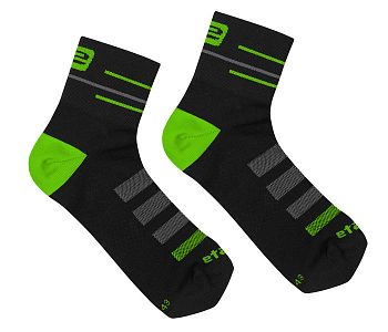 Pánské cyklistické ponožky Etape Sox černá/zelená