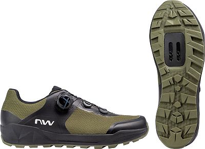 Pánské cyklistické tretry Northwave Corsair 2 Green Forest/Black