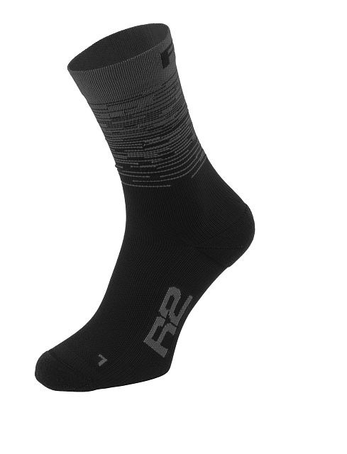 Pánské cyklistické ponožky R2 RACE ATS23D černá/šedá