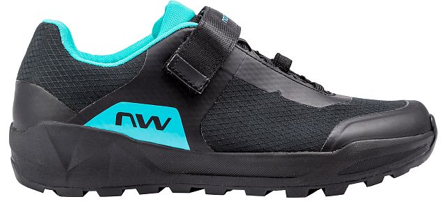 Dámské cyklistické tretry Northwave Escape Evo 2 Wmn Black/Turquoise